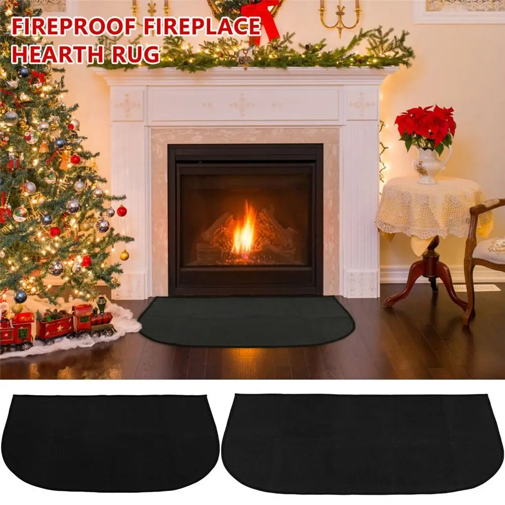 Home Heat insulation Black Hearth Grill Floor Protection Fireplace Mat Fireproof Mat Fire Resistant Mat
Home Heat insulation Black Hearth Grill Floor Protection Fireplace Mat Fireproof Mat Fire Resistant Mat