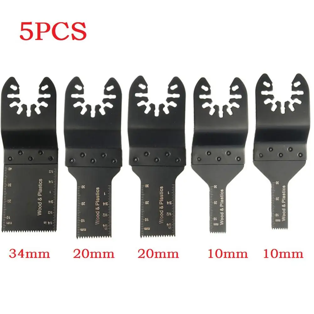 5Pcs Multi Tool Blades Oscillating Saw Blade Multi-Function Saw Saw Blade Renovator Multi Cutter Blade 10/20/34mm Power Tool
5Pcs Multi Tool Blades Oscillating Saw Blade Multi-Function Saw Saw Blade Renovator Multi Cutter Blade 10/20/34mm Power Tool