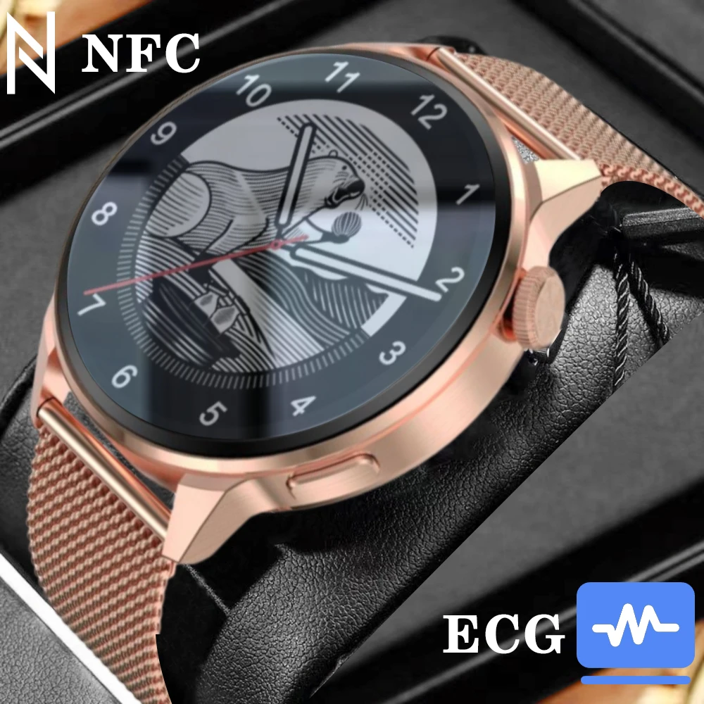 2023 NFC Smart Watch Women Waterproof Smartwatch Men's Wrist Watches Bluetooth Call GPS Track ECG PPG Fitness Tracker Bracelet
2023 NFC Smart Watch Women Waterproof Smartwatch Men's Wrist Watches Bluetooth Call GPS Track ECG PPG Fitness Tracker Bracelet
