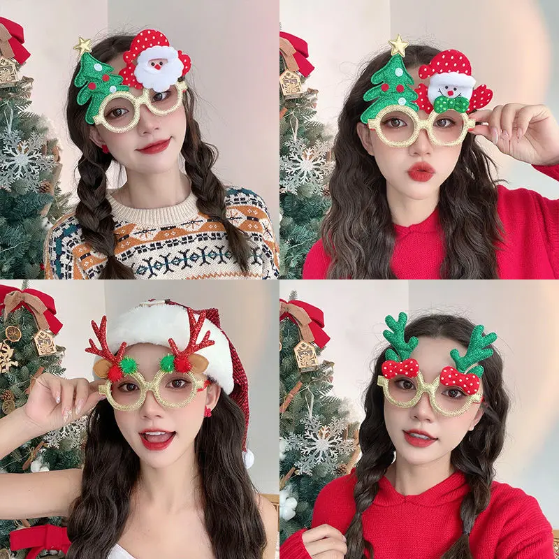 Christmas Eyeglasses Frames Couple Party Photography Glasses Net Red Creative Props Party Dressing Accessories
Christmas Eyeglasses Frames Couple Party Photography Glasses Net Red Creative Props Party Dressing Accessories