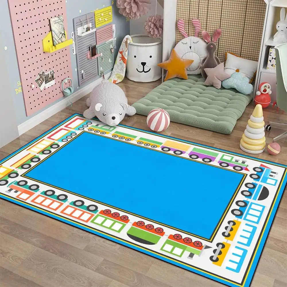 Cartoon pattern print carpet suitable for living room bedroom decoration carpet children's room game floor mat
Cartoon pattern print carpet suitable for living room bedroom decoration carpet children's room game floor mat