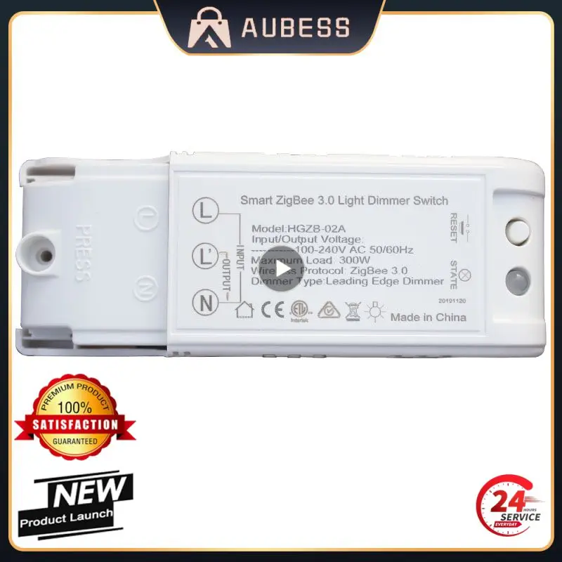 Dimmer Module 5-year Warranty 300w Zigbee Dimmer Easy To Install Light Switch Zigbee Dimmer Module Light No Flash Frequency
Dimmer Module 5-year Warranty 300w Zigbee Dimmer Easy To Install Light Switch Zigbee Dimmer Module Light No Flash Frequency