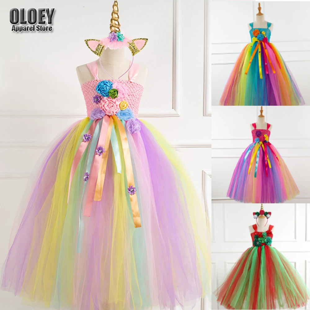 Kids Girls Unicorn Princess Mesh Tutu Dress Headwear Set Hamdmake Hollow Out Flower Sleeveless Party Halloween Cosplay Costumes
Kids Girls Unicorn Princess Mesh Tutu Dress Headwear Set Hamdmake Hollow Out Flower Sleeveless Party Halloween Cosplay Costumes