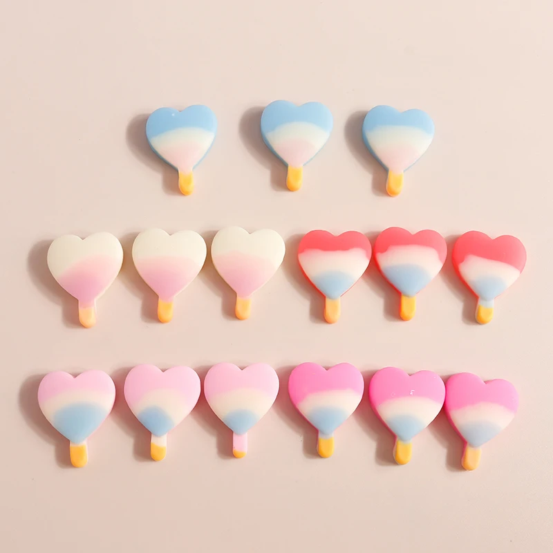 10pcs Girls Sweet Mini Ice Cream Popsicle Charms Flat Back Resin Cabochons Scrapbooking DIY Jewelry Craft Decoration
10pcs Girls Sweet Mini Ice Cream Popsicle Charms Flat Back Resin Cabochons Scrapbooking DIY Jewelry Craft Decoration