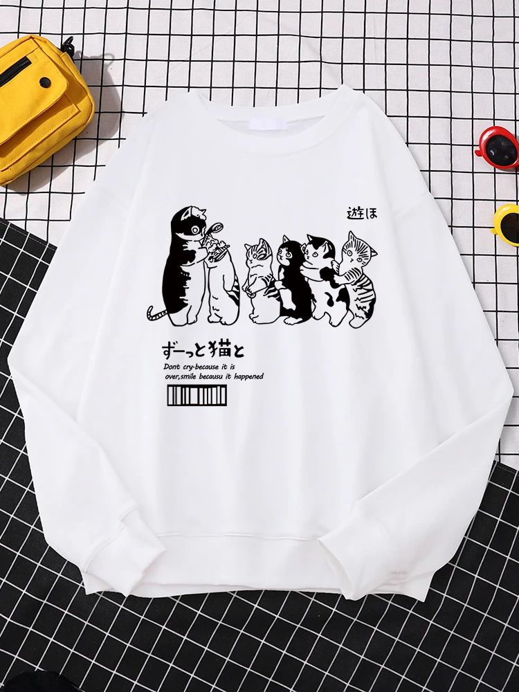 Preppy Style Female Hoodie Cute Kittens Queue Up To Take A Shower Prints Top Strecth Long Sleeve Sweatshirts Soft Ladies Clothes
Preppy Style Female Hoodie Cute Kittens Queue Up To Take A Shower Prints Top Strecth Long Sleeve Sweatshirts Soft Ladies Clothes