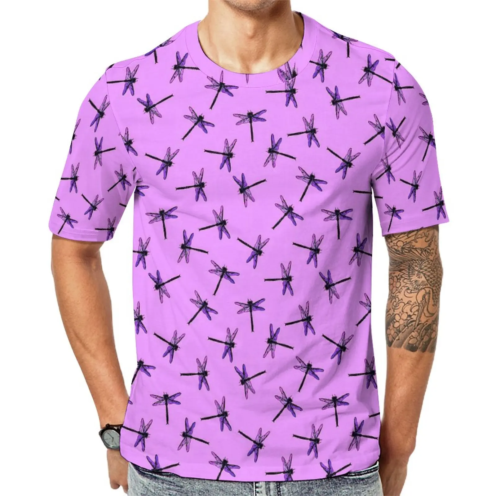 Vintage Dragonfly T-Shirt Amethyst Purple Fashion T-Shirts Men Basic Tshirt Premium Short Sleeve Graphic Tees Plus Size 4XL 5XL 
Vintage Dragonfly T-Shirt Amethyst Purple Fashion T-Shirts Men Basic Tshirt Premium Short Sleeve Graphic Tees Plus Size 4XL 5XL