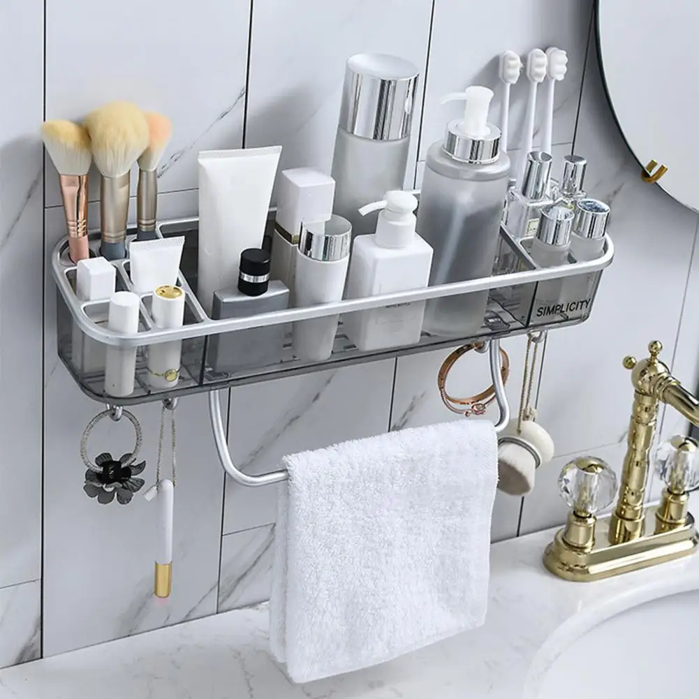 Wall Mounted Bathroom Rack Space Saver PP Easy to Install Shower Shelf for Toilet Bathroom Shelves Bathroom Hardware
Wall Mounted Bathroom Rack Space Saver PP Easy to Install Shower Shelf for Toilet Bathroom Shelves Bathroom Hardware