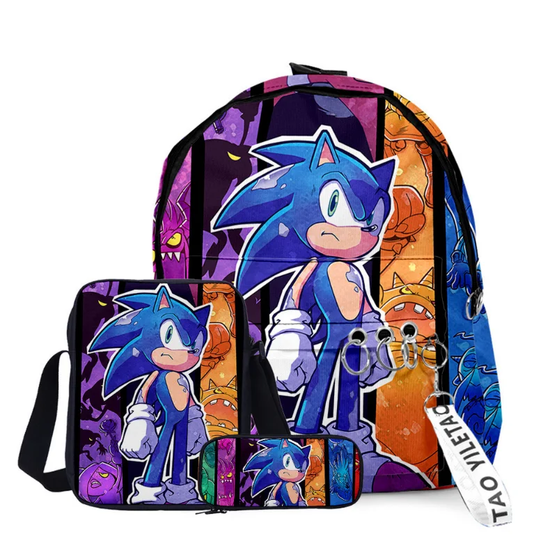 Cartoon Printing Backpack Sonic The Hedgehog Around Oxford Cloth Material High-value Creative Large-capacity Student Schoolbag
Cartoon Printing Backpack Sonic The Hedgehog Around Oxford Cloth Material High-value Creative Large-capacity Student Schoolbag