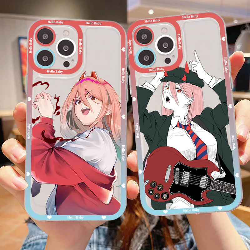 Chainsaw Man Phone Case For iPhone 13 14 Pro Max XS XR 12 11 Pro 13 Mini 6 7 8 Plus Soft Clear Back Cover
Chainsaw Man Phone Case For iPhone 13 14 Pro Max XS XR 12 11 Pro 13 Mini 6 7 8 Plus Soft Clear Back Cover