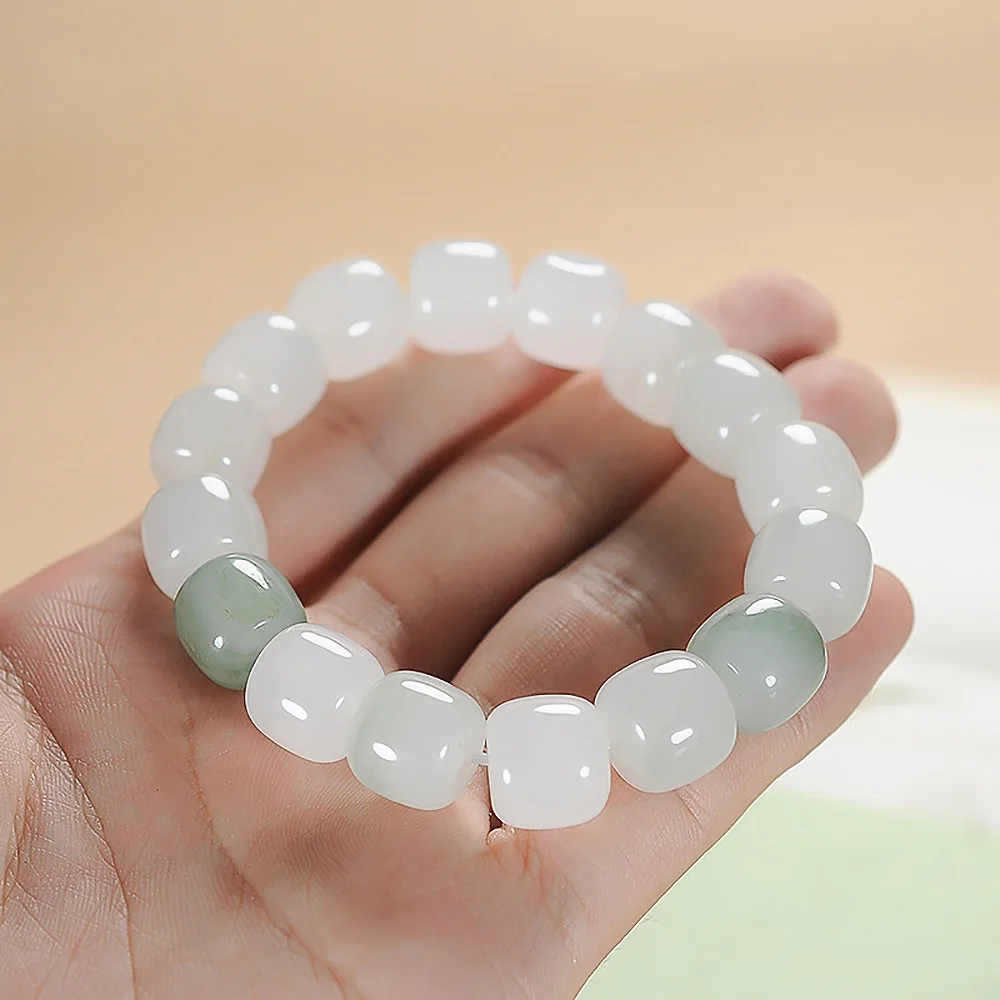 Natural Jade Gourd Bamboo Joint Bracelet For Women High Quality Chalcedony Men's Bangle Fine Jewelry Holiday Gifts Wholesale
Natural Jade Gourd Bamboo Joint Bracelet For Women High Quality Chalcedony Men's Bangle Fine Jewelry Holiday Gifts Wholesale