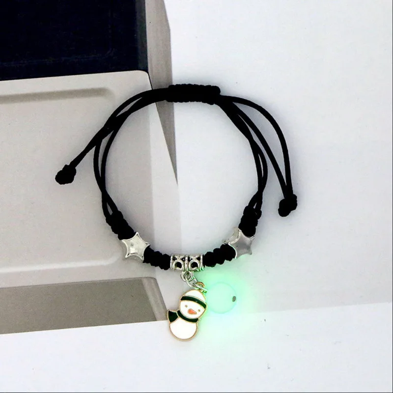 Charm Luminous Pendant Rope Bracelet for Women Men Couple Snowman Cross Heart Rabbit Cat Leaf Flower Friendship Jewelry Gifts
Charm Luminous Pendant Rope Bracelet for Women Men Couple Snowman Cross Heart Rabbit Cat Leaf Flower Friendship Jewelry Gifts