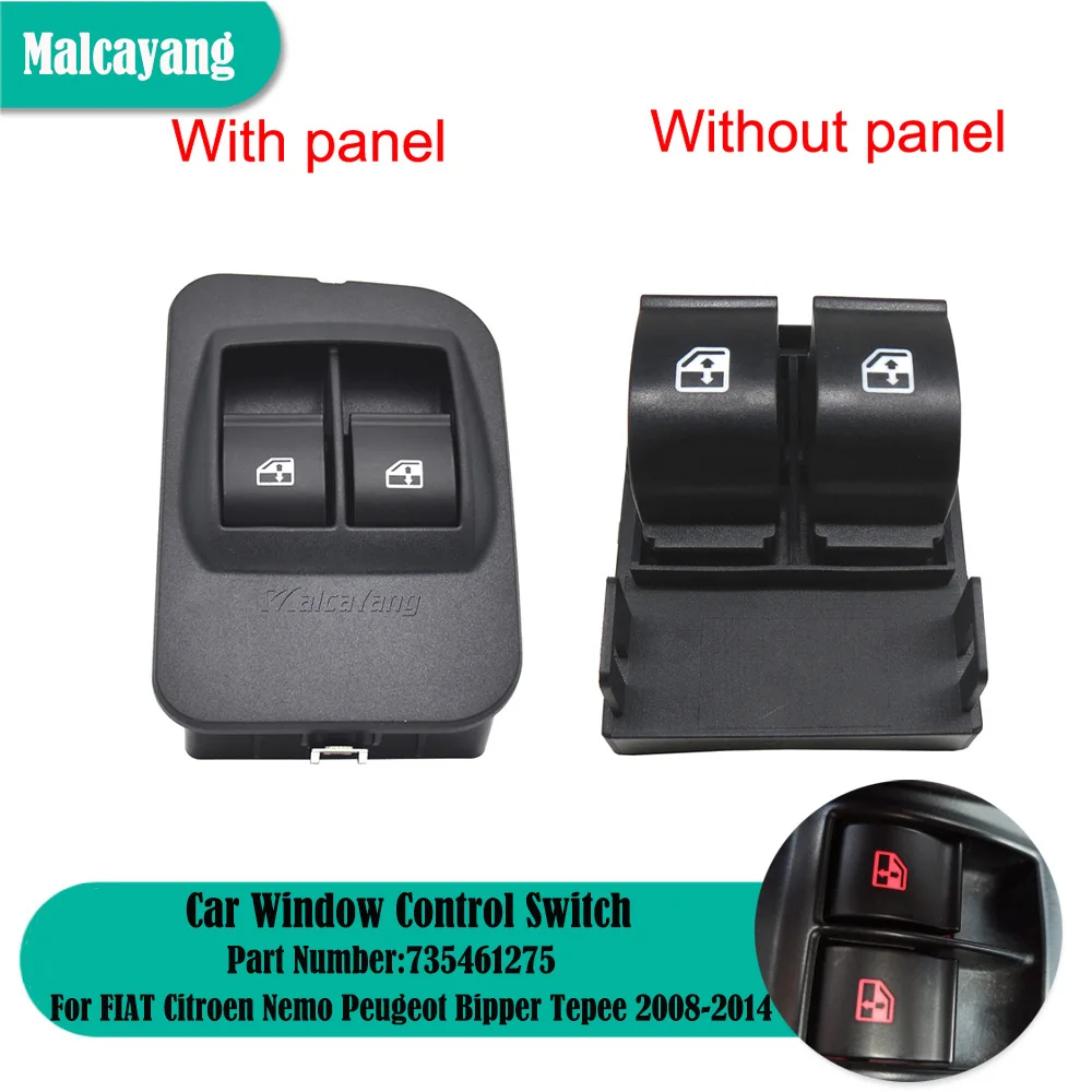 Left Electric Window Control Switch Button For FIAT Fiorino Citroen Nemo Peugeot Bipper Tepee 2008-2014 735461275 FT91954 662424
Left Electric Window Control Switch Button For FIAT Fiorino Citroen Nemo Peugeot Bipper Tepee 2008-2014 735461275 FT91954 662424