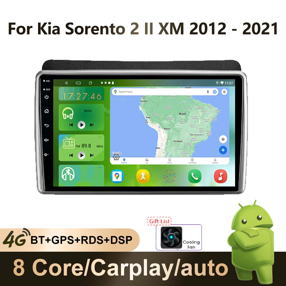 Автомобильный монитор Android 11Car Radio для Kia Sorento 2 II XM 2012 - 2021 мультимедийный видеоплеер навигатор GPS Android No 2din
Автомобильный монитор Android 11Car Radio для Kia Sorento 2 II XM 2012 - 2021 мультимедийный видеоплеер навигатор GPS Android No 2din