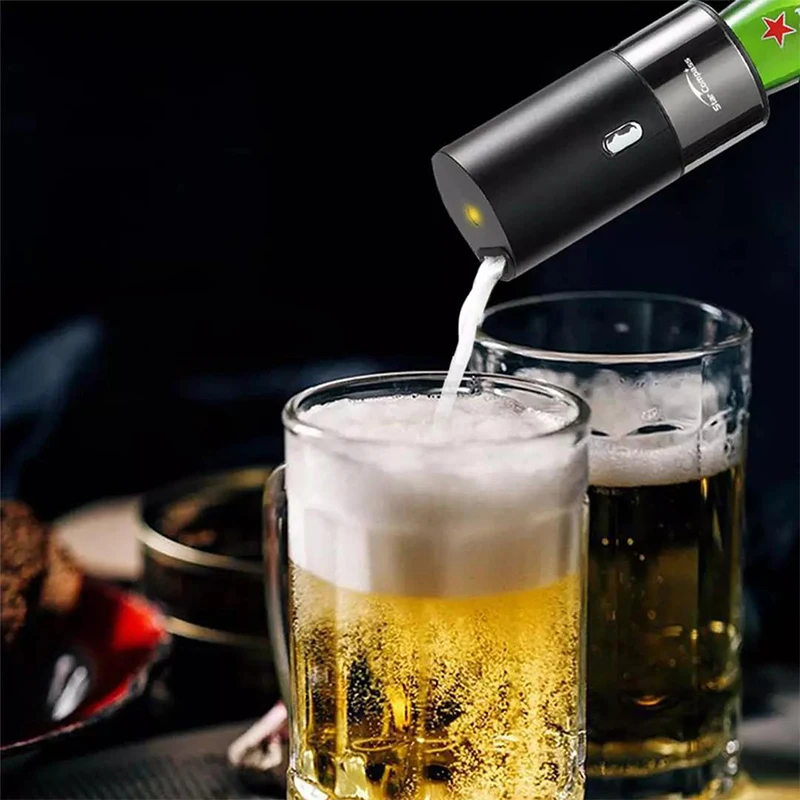 Portable Bottle Beer Foamer Foam Maker Bubbler Foam Machine Battery Powered Beer Server For Bottled Beer And Canned Beer
Portable Bottle Beer Foamer Foam Maker Bubbler Foam Machine Battery Powered Beer Server For Bottled Beer And Canned Beer
