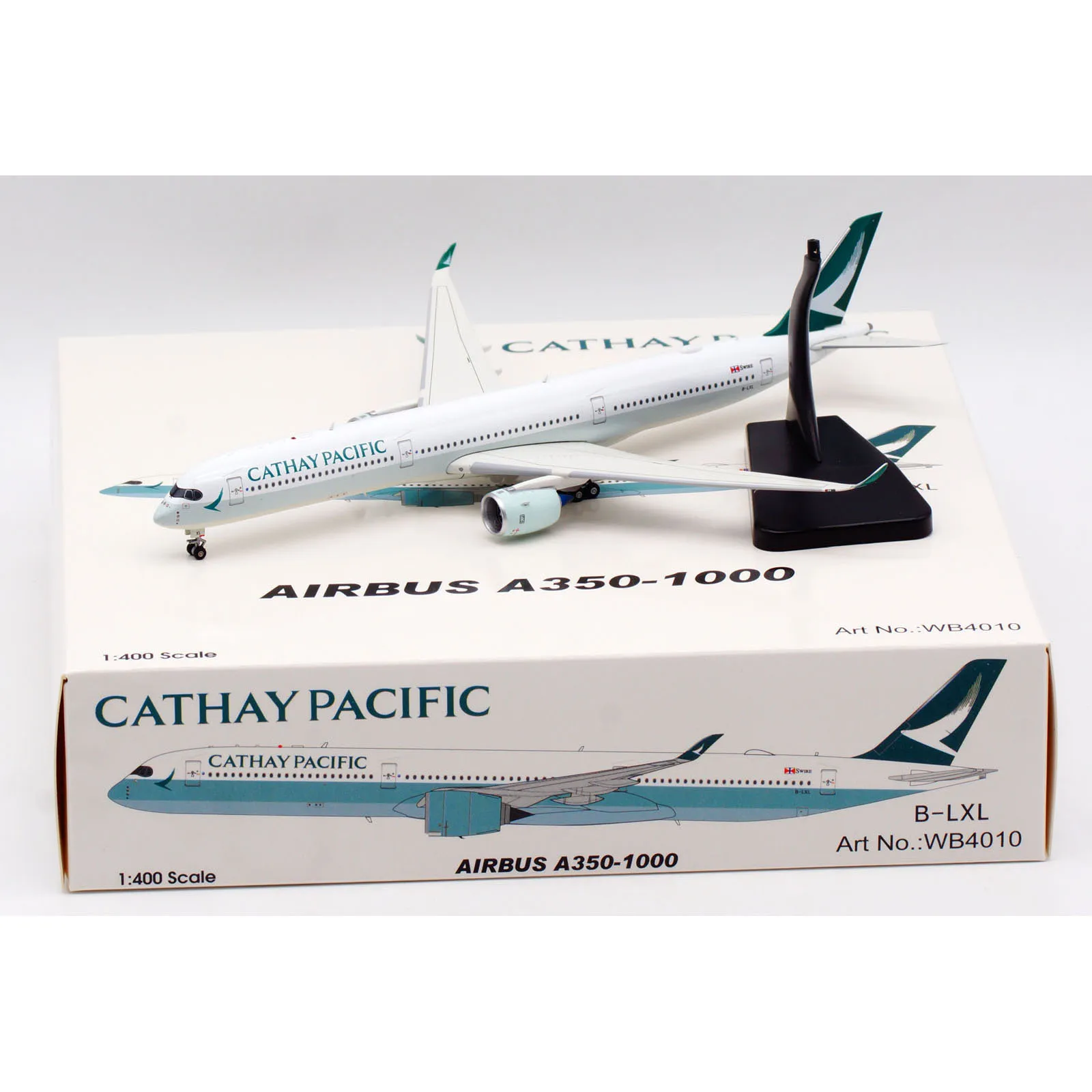 WB4010 Alloy Collectible Plane Gift 1:400 Cathay Pacific Airlines Airbus A350-1000 Diecast Aircraft Jet Model B-LXL With Stand
WB4010 Alloy Collectible Plane Gift 1:400 Cathay Pacific Airlines Airbus A350-1000 Diecast Aircraft Jet Model B-LXL With Stand