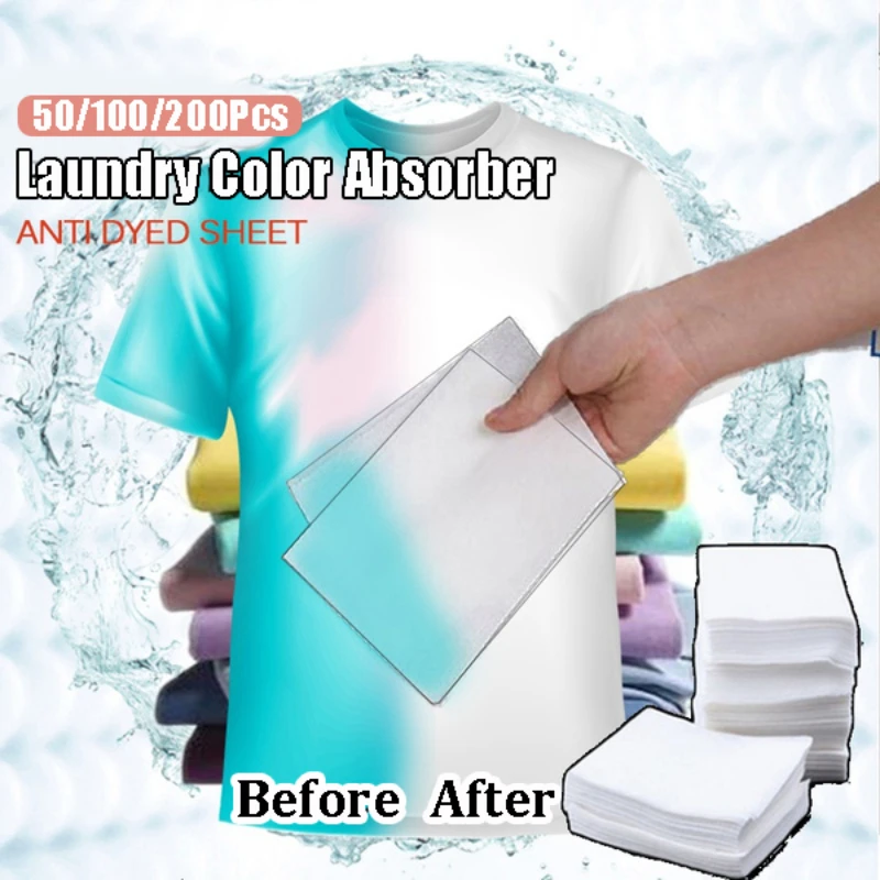 100pcs Washing Machine Use Mixed Dyeing Proof Color Absorption Sheet Anti Dyed Cloth Laundry Papers Color Catcher Grabber Cloth
100pcs Washing Machine Use Mixed Dyeing Proof Color Absorption Sheet Anti Dyed Cloth Laundry Papers Color Catcher Grabber Cloth