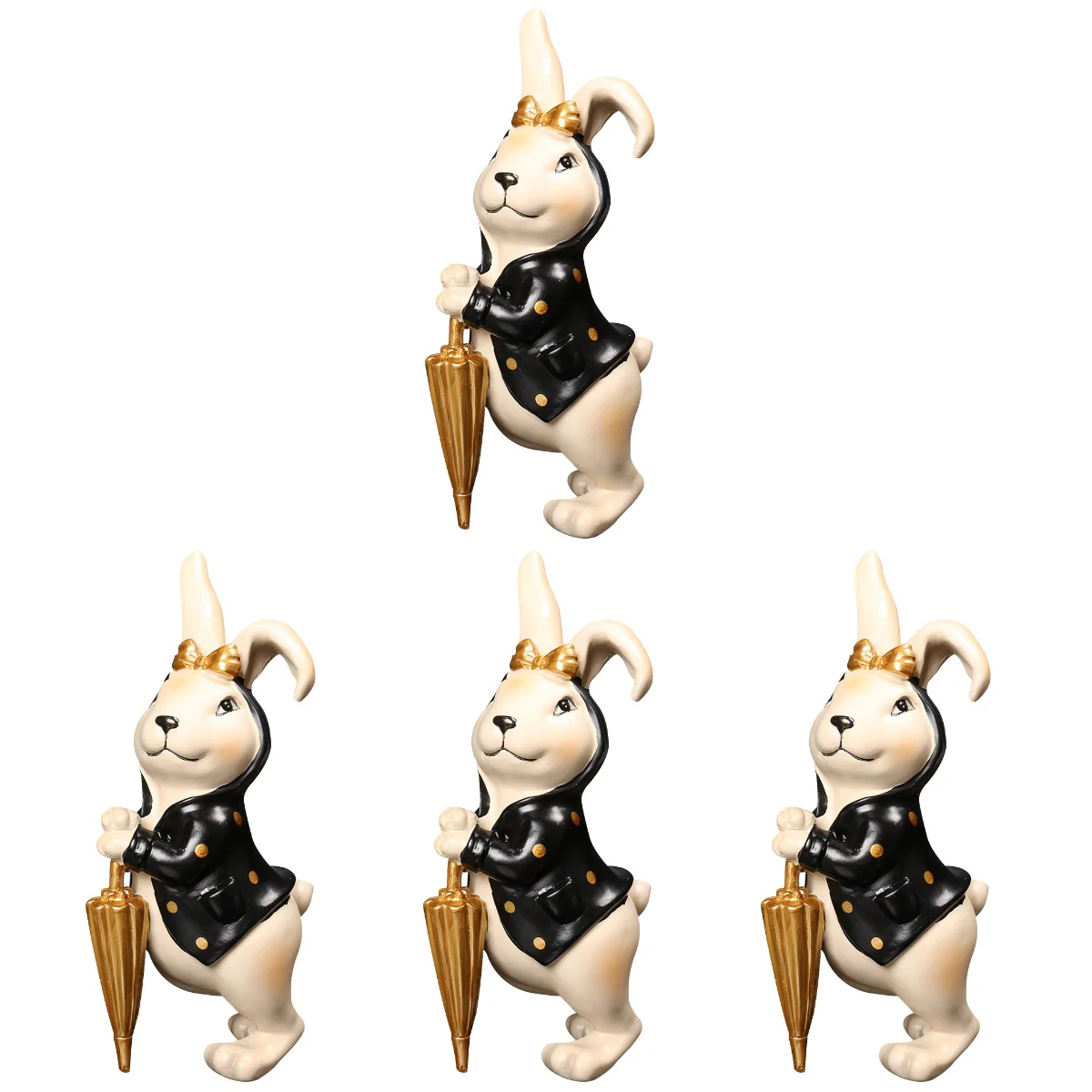 Полимерная статуя кролика, 4 шт., настольное украшение, Современное украшение для дома
Полимерная статуя кролика, 4 шт., настольное украшение, Современное украшение для дома