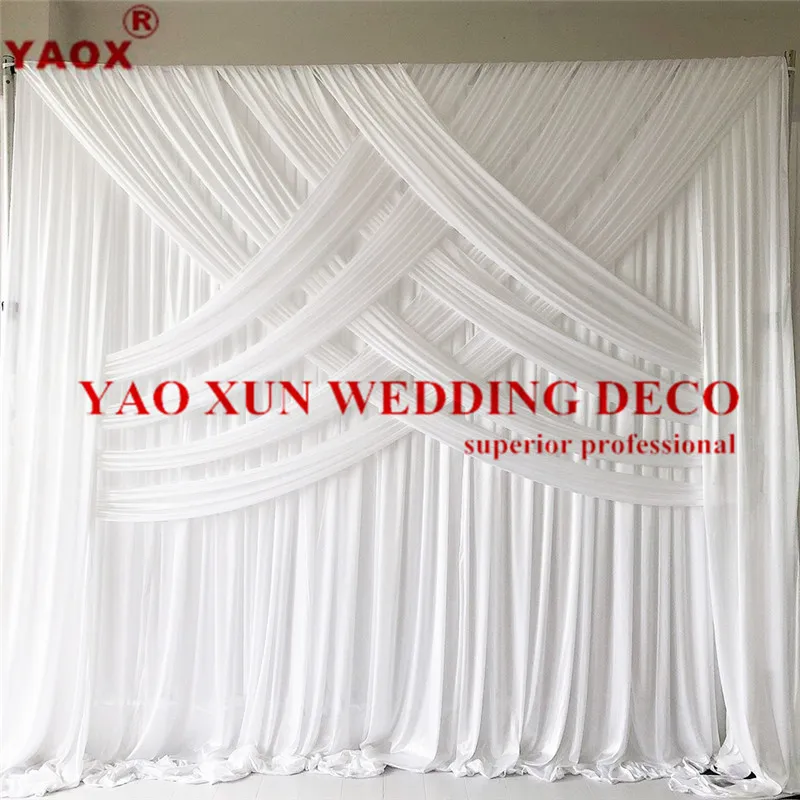 3X3M White Ice Silk Backdrop Curtain Stage Background Photo Booth Event Party Decoration
3X3M White Ice Silk Backdrop Curtain Stage Background Photo Booth Event Party Decoration