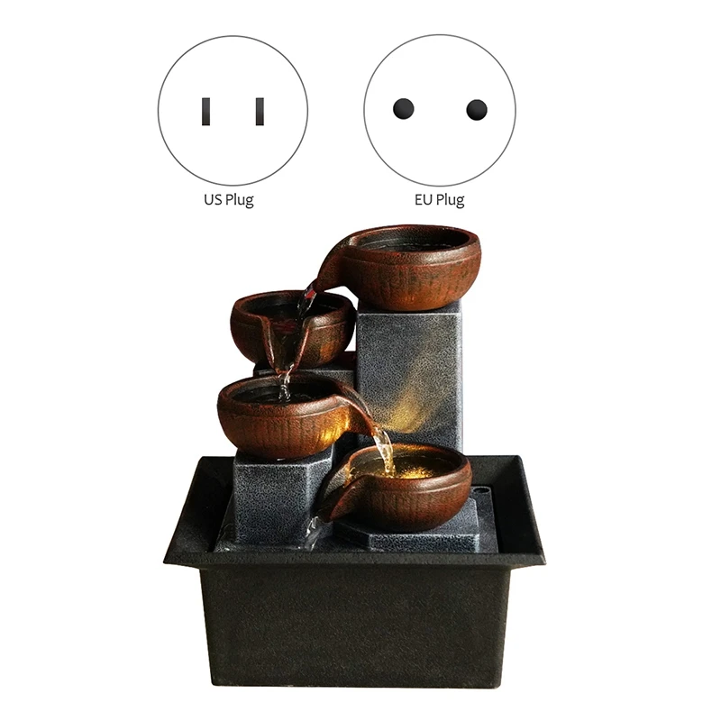New-Tabletop Fountain Ornaments Home Gardening Decoration Rockery Water Fountain Crafts Gifts Desktop Decorations
New-Tabletop Fountain Ornaments Home Gardening Decoration Rockery Water Fountain Crafts Gifts Desktop Decorations