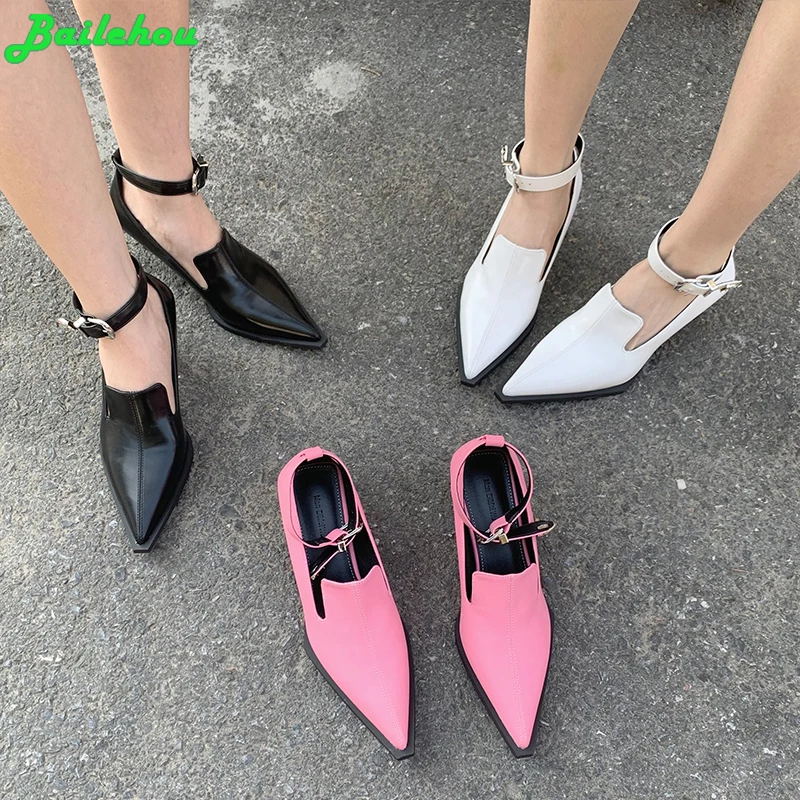 Women Pumps Pointed Toe Female Shoes Buckle Strap High Heels 2023 New In Fashion Outside Ladies Sandals Shallow Slides Footwear
Women Pumps Pointed Toe Female Shoes Buckle Strap High Heels 2023 New In Fashion Outside Ladies Sandals Shallow Slides Footwear