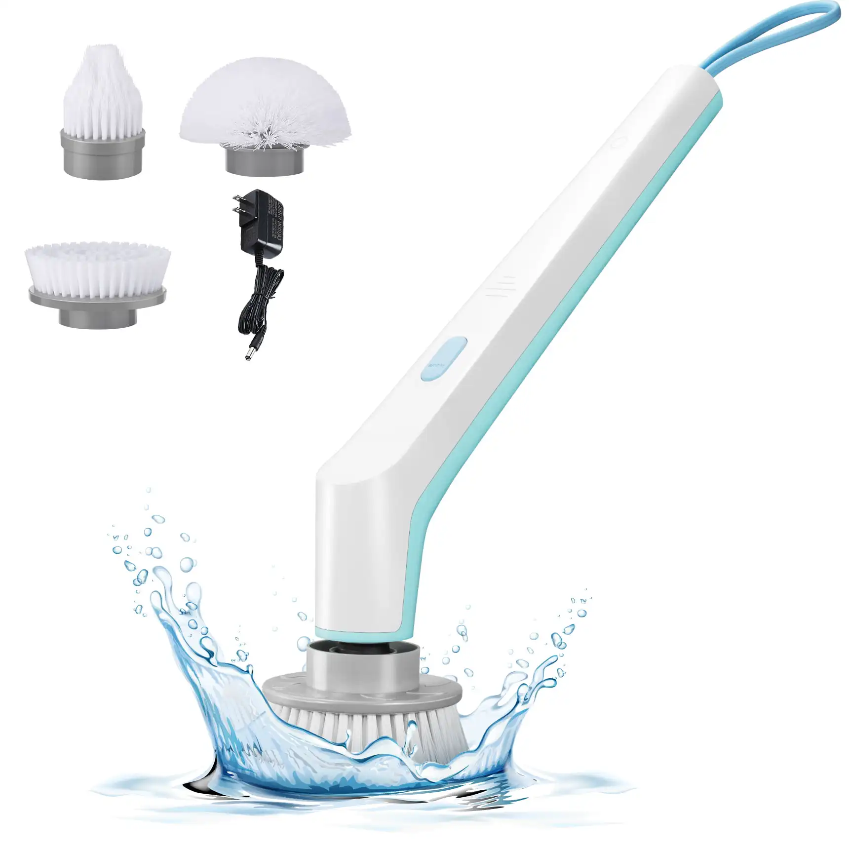 Electric Spin Scrubber 280RPM Mini Handheld Shower Scrubber 3 Brush Heads, Fast Charge 90min Runtime Cordless Shower Scrubber fo
Electric Spin Scrubber 280RPM Mini Handheld Shower Scrubber 3 Brush Heads, Fast Charge 90min Runtime Cordless Shower Scrubber fo