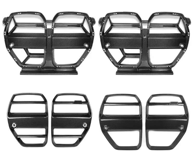 For BMW M3 M4 G80 G82 G83 2021 2022 2023 Front bumper Around Mesh Grille Grills Trims Cover Real Dry Carbon Fiber
For BMW M3 M4 G80 G82 G83 2021 2022 2023 Front bumper Around Mesh Grille Grills Trims Cover Real Dry Carbon Fiber