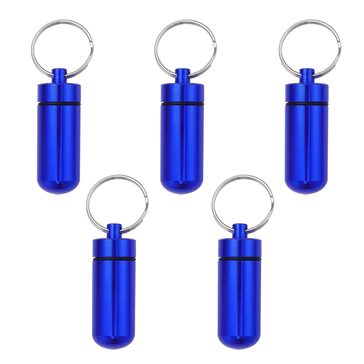 5pcs Waterproof Aluminum Alloy Case Box Holder Bottle Container with Keychain for Holding Aspirin Cold Medicine organizer
5pcs Waterproof Aluminum Alloy Case Box Holder Bottle Container with Keychain for Holding Aspirin Cold Medicine organizer