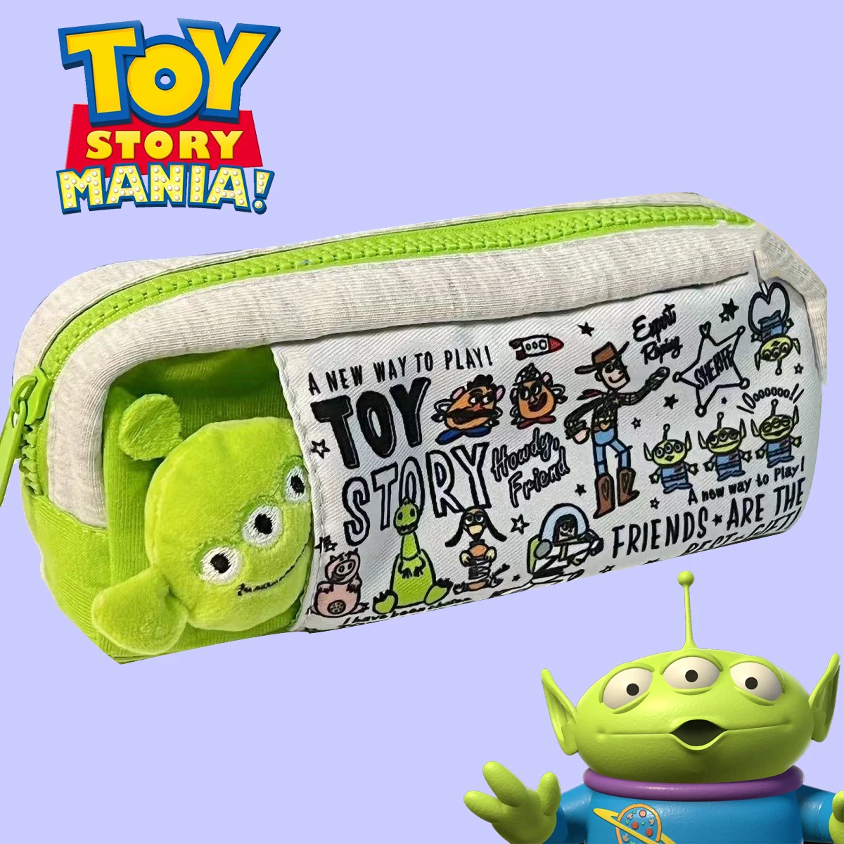 Disney Toy Story Alien Pencil Bag Cute Cartoon Print Organizer Large Capacity Zipper Storage Pen Case Stationery School Supplies
Disney Toy Story Alien Pencil Bag Cute Cartoon Print Organizer Large Capacity Zipper Storage Pen Case Stationery School Supplies