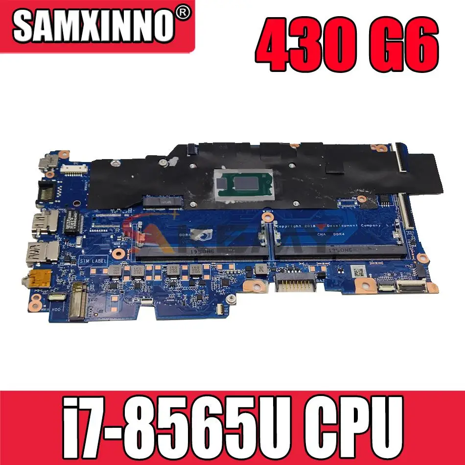 Материнская плата для ноутбука HP ProBook 430 G6 L52203-001 DA0X8IMB8E0 i7-8565U CPU DDR4 
Материнская плата для ноутбука HP ProBook 430 G6 L52203-001 DA0X8IMB8E0 i7-8565U CPU DDR4