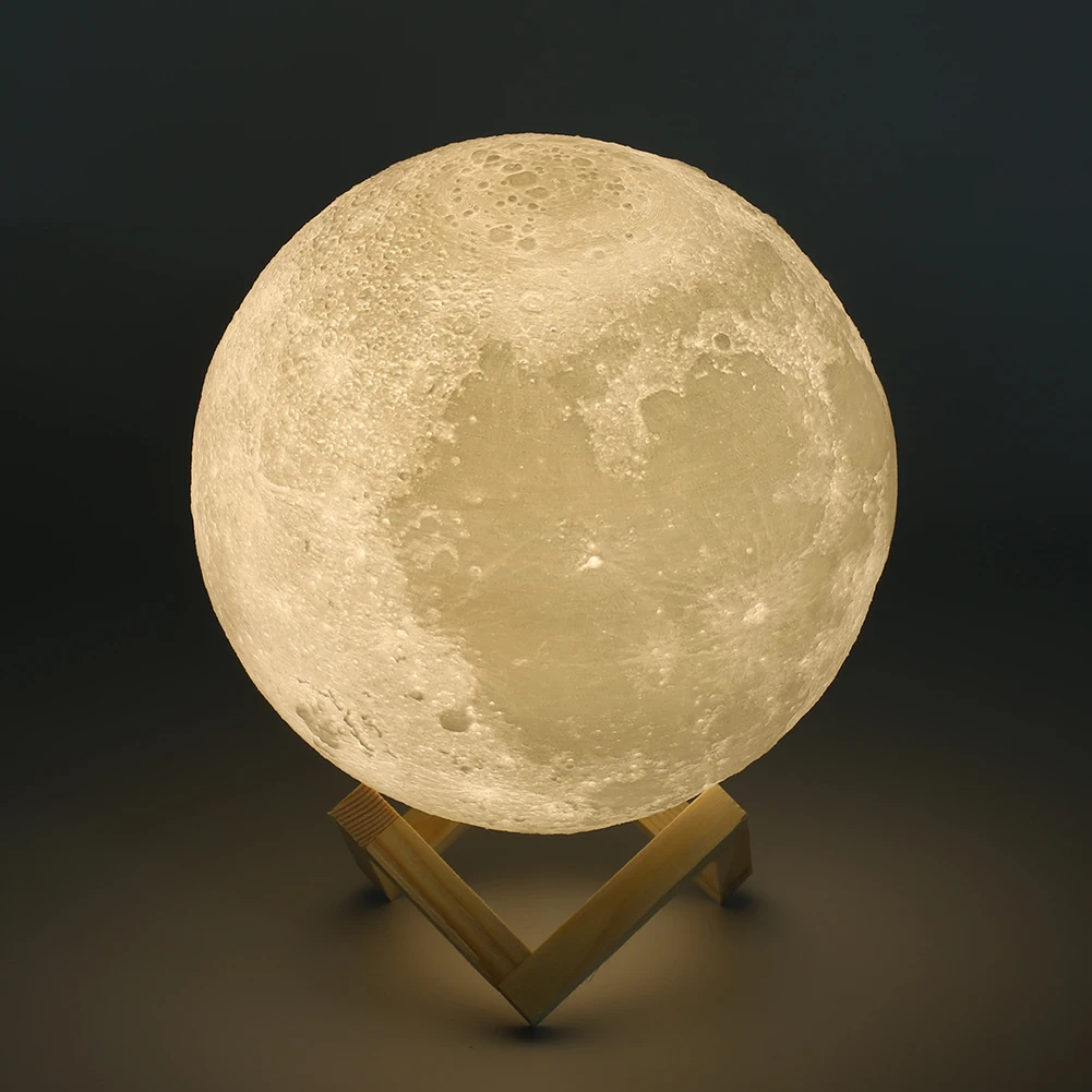 3D Print Rechargeable Moon Lamp LED Night Light Creative Touch Switch Moon Light for Bedroom Decoration Birthday Gift
3D Print Rechargeable Moon Lamp LED Night Light Creative Touch Switch Moon Light for Bedroom Decoration Birthday Gift
