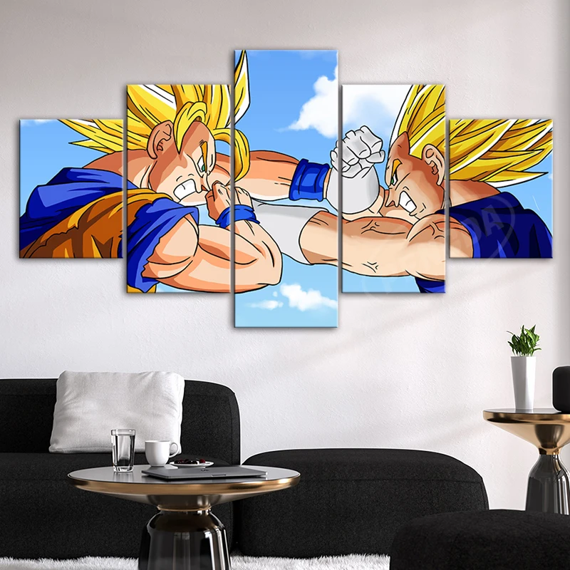 Son Goku Canvas Posters Printed 5 Pcs Dragon Ball Canvas Paintings Japan Anime Vegeta Modular Pictures Home Decor Wall Art Frame
Son Goku Canvas Posters Printed 5 Pcs Dragon Ball Canvas Paintings Japan Anime Vegeta Modular Pictures Home Decor Wall Art Frame