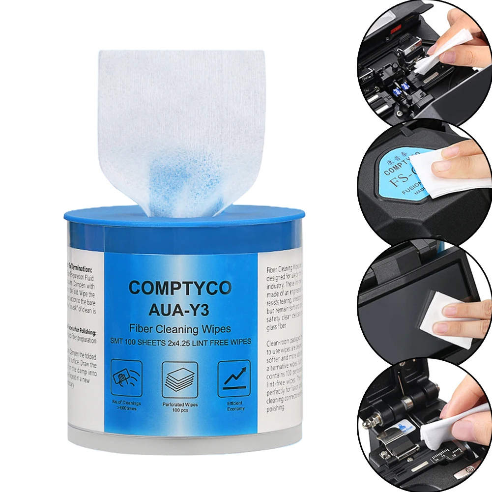 9.5×5cm Dust-free Paper Optical Fiber Cleaning Wipes Clean Time Over 600+ For Bare Fiber Cleaning Core Replace Cleaning Tools
9.5×5cm Dust-free Paper Optical Fiber Cleaning Wipes Clean Time Over 600+ For Bare Fiber Cleaning Core Replace Cleaning Tools