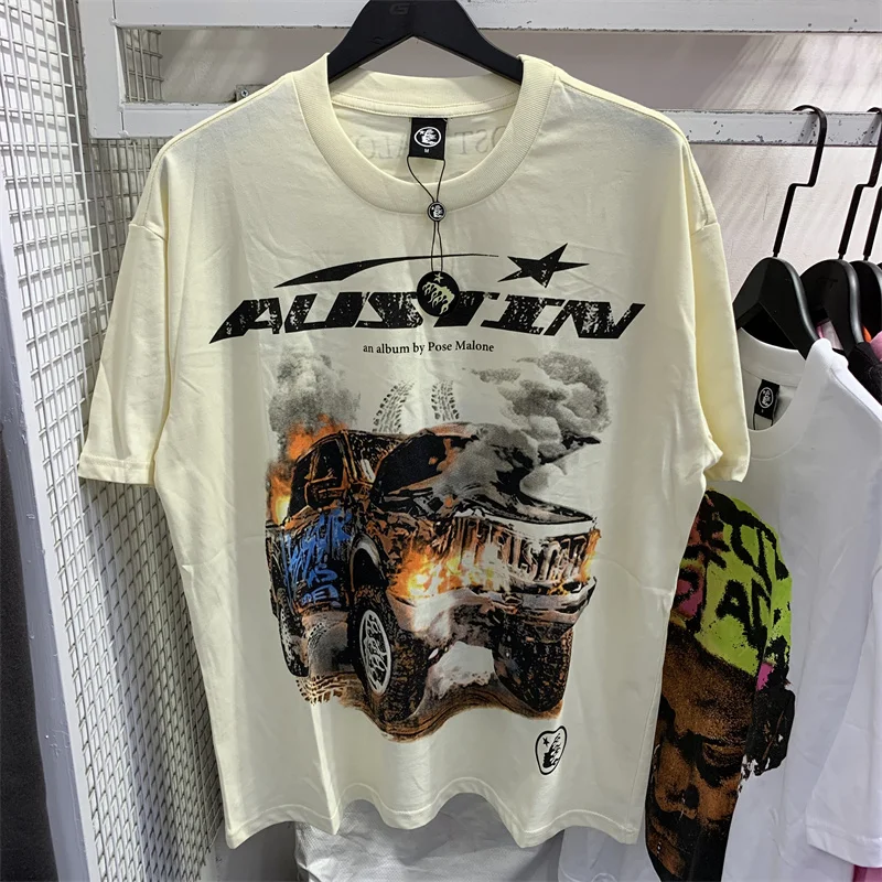 Streetwear Hellstar T-shirt Tops Vintage Explosion Car Mens Womens Oversized Hellstar Short Sleeve T Shirt With Tags
Streetwear Hellstar T-shirt Tops Vintage Explosion Car Mens Womens Oversized Hellstar Short Sleeve T Shirt With Tags