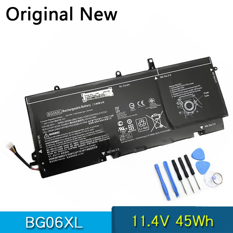 NEW Original Battery BG06XL HSTNN-IB6Z Q99C For HP EliteBook 1040 G3 804175-181 -1C1 805096-001 -005 804175-1B1
NEW Original Battery BG06XL HSTNN-IB6Z Q99C For HP EliteBook 1040 G3 804175-181 -1C1 805096-001 -005 804175-1B1