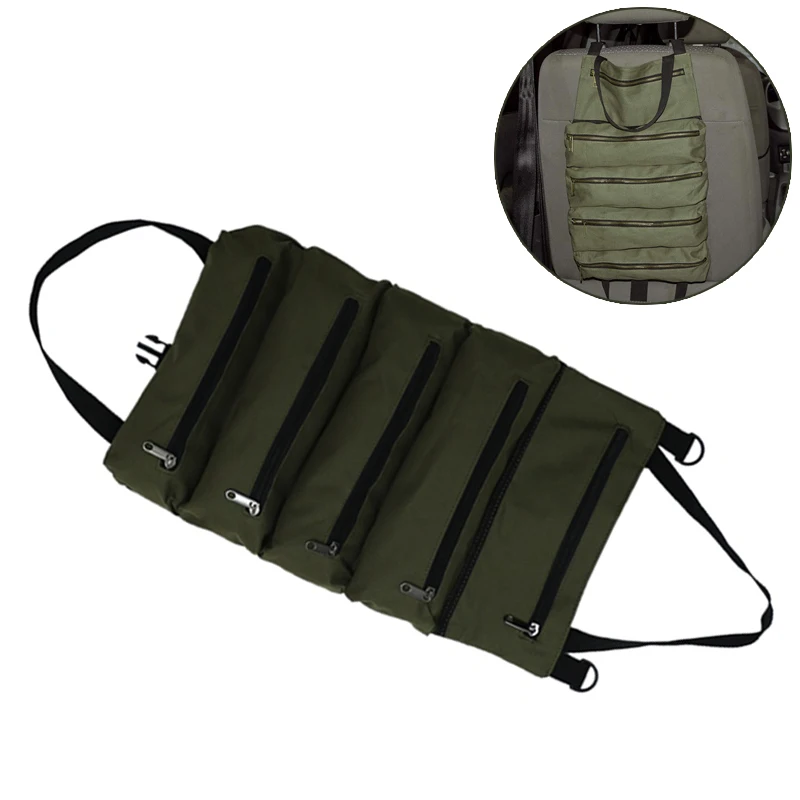Hot Sale Roll Tool Roll Multi-Purpose Tool Roll Up Bag Wrench Roll Pouch Hanging Tool Foldable Multi-function Zipper Carrier Bag
Hot Sale Roll Tool Roll Multi-Purpose Tool Roll Up Bag Wrench Roll Pouch Hanging Tool Foldable Multi-function Zipper Carrier Bag