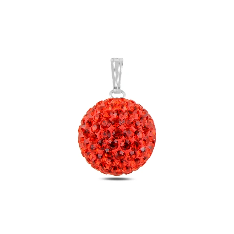 Серебряный 925 пробы Ball хрустальный кулон из драгоценного камня 
Серебряный 925 пробы Ball хрустальный кулон из драгоценного камня