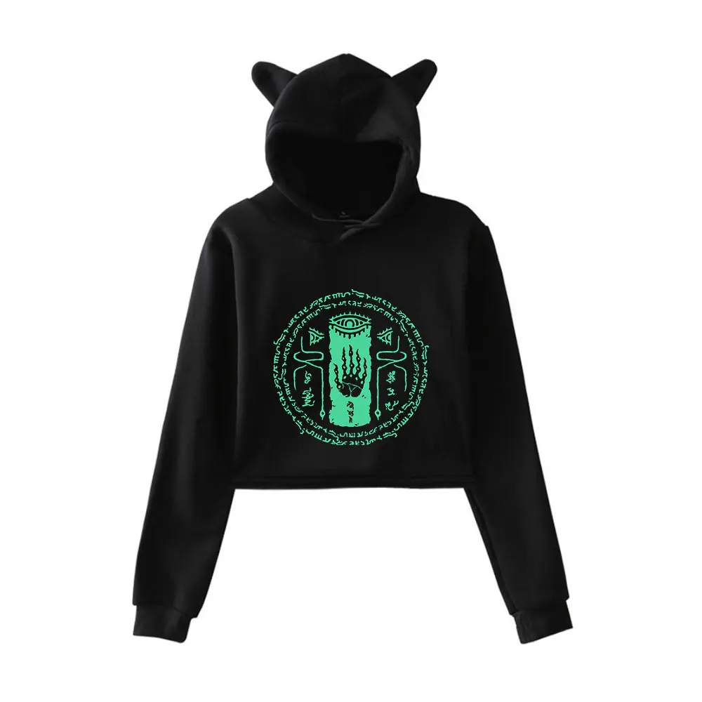 Tears of the Kingdom Cat Ear Hoodie Women Long Sleeve Cropped Sweatshirts Female Casual Streetwear Crop Tops
Tears of the Kingdom Cat Ear Hoodie Women Long Sleeve Cropped Sweatshirts Female Casual Streetwear Crop Tops