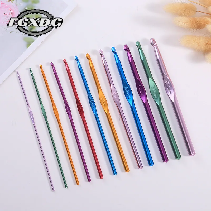 12Pcs Metal Handle Crochet Weave DIY Sewing Needles Tool Needles Stainless Steel Crochet Hooks Set Crochet for Knitting Needles
12Pcs Metal Handle Crochet Weave DIY Sewing Needles Tool Needles Stainless Steel Crochet Hooks Set Crochet for Knitting Needles