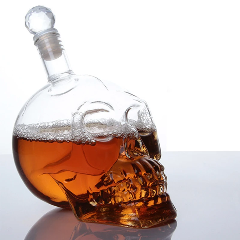 Flask for Alcohol Skull Head Bottles Spirit Glass Wine Cup Vodka Glass Decanter Jack Daniels Whiskey Bottle Vodka Decanter
Flask for Alcohol Skull Head Bottles Spirit Glass Wine Cup Vodka Glass Decanter Jack Daniels Whiskey Bottle Vodka Decanter