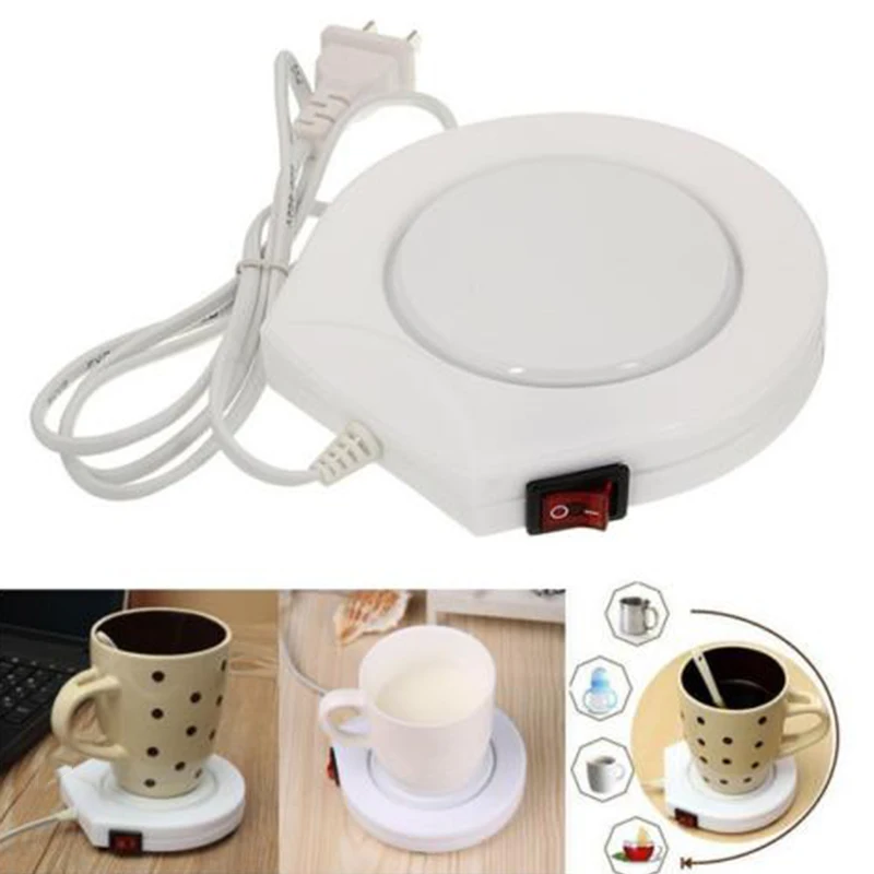 Portable White Electric Powered Drink Cup Doormat Keeps Insulation Cup Heated 220v Coaster Heating Office Kitchen Accessories
Portable White Electric Powered Drink Cup Doormat Keeps Insulation Cup Heated 220v Coaster Heating Office Kitchen Accessories