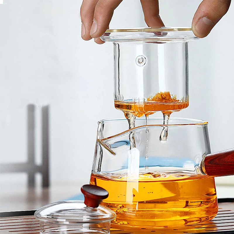 Glass Tea Ware With Solid Wood Handle Heat-Proof Thickening Tea Set Heat Insulation Is Suitable For Electric Ceramic Stoves
Glass Tea Ware With Solid Wood Handle Heat-Proof Thickening Tea Set Heat Insulation Is Suitable For Electric Ceramic Stoves