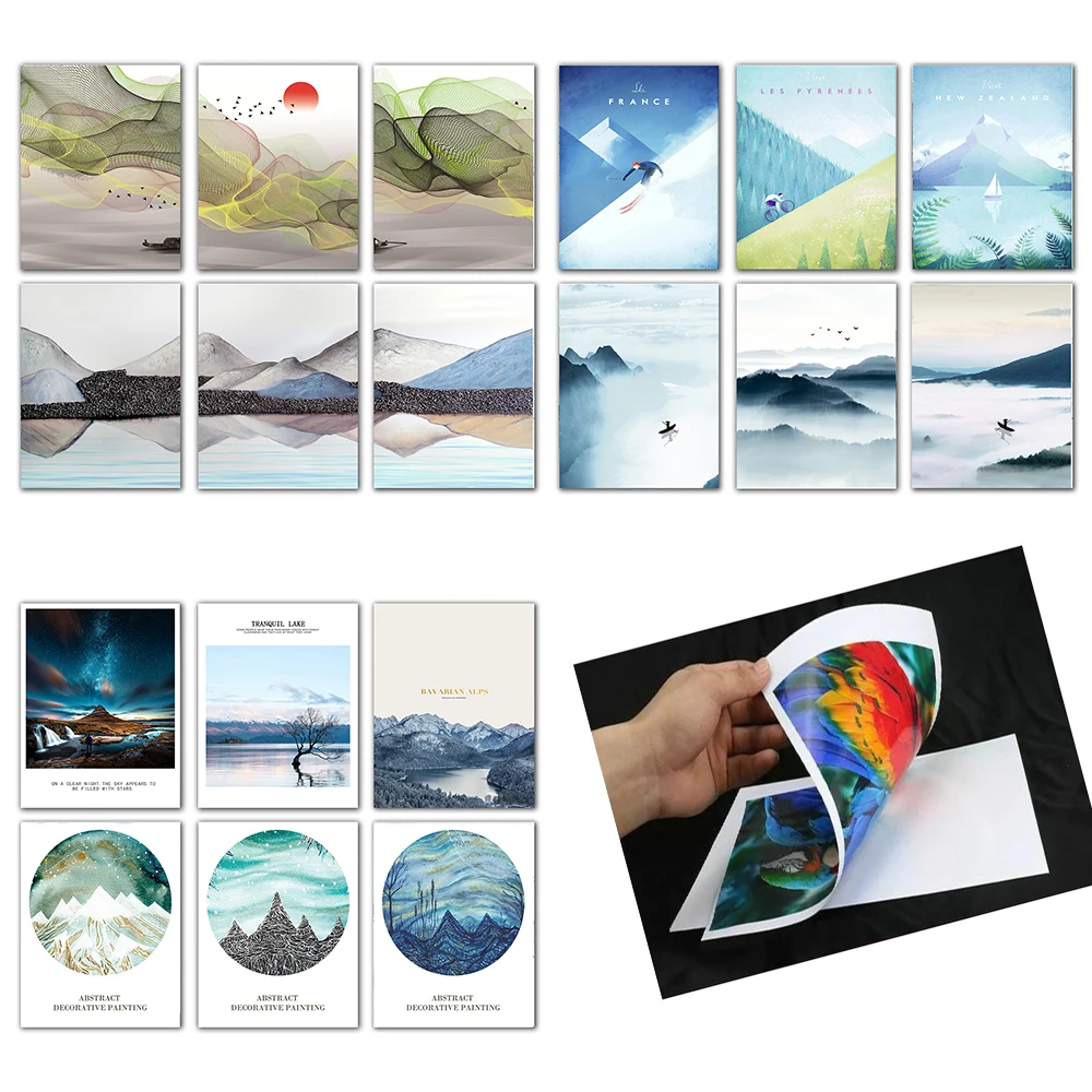 Scandinavian Forest Boat Abstract Landscape Poster High-gloss Photo Paper Printing High Quality HD Print Wall Sticker Home Decor 
Scandinavian Forest Boat Abstract Landscape Poster High-gloss Photo Paper Printing High Quality HD Print Wall Sticker Home Decor