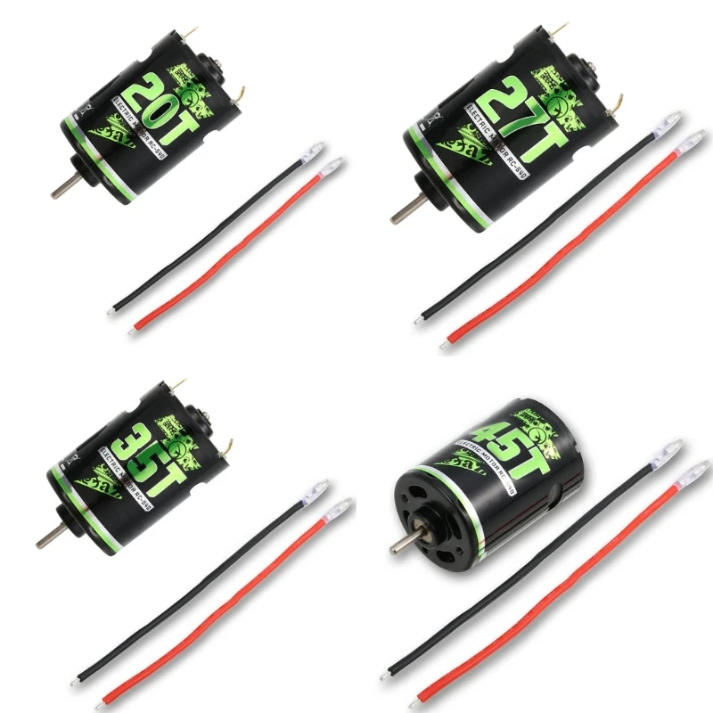 2022 New 20t/27T/35T/45T Brushed Motor For 1/10 Rc Car Crawler Axial SCX10 AXI03007 90046
2022 New 20t/27T/35T/45T Brushed Motor For 1/10 Rc Car Crawler Axial SCX10 AXI03007 90046