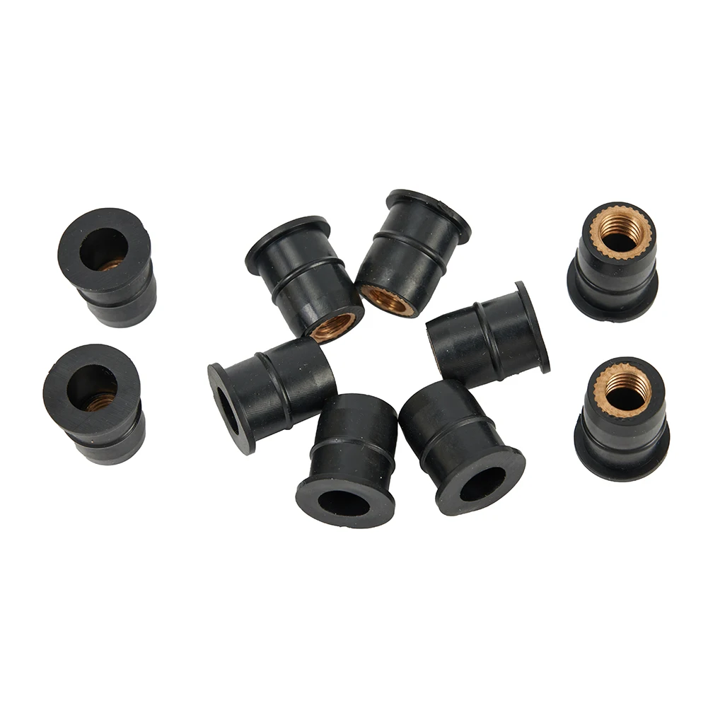 M6 Rubber Nut Nuts Reliable Portable M6 Parts Accessories Damper Panel Fixing 6mm Neoprene Replacement Universal
M6 Rubber Nut Nuts Reliable Portable M6 Parts Accessories Damper Panel Fixing 6mm Neoprene Replacement Universal