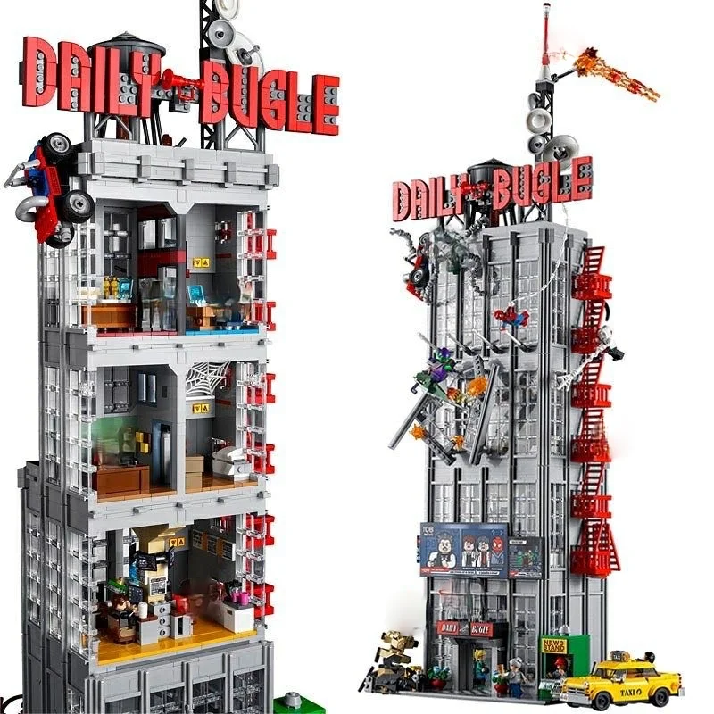 3772Pcs Famous Movied Heroes 76178 Dailyed Bugle Office building Building Model Building blocks Children's Educational Toy Gift
3772Pcs Famous Movied Heroes 76178 Dailyed Bugle Office building Building Model Building blocks Children's Educational Toy Gift