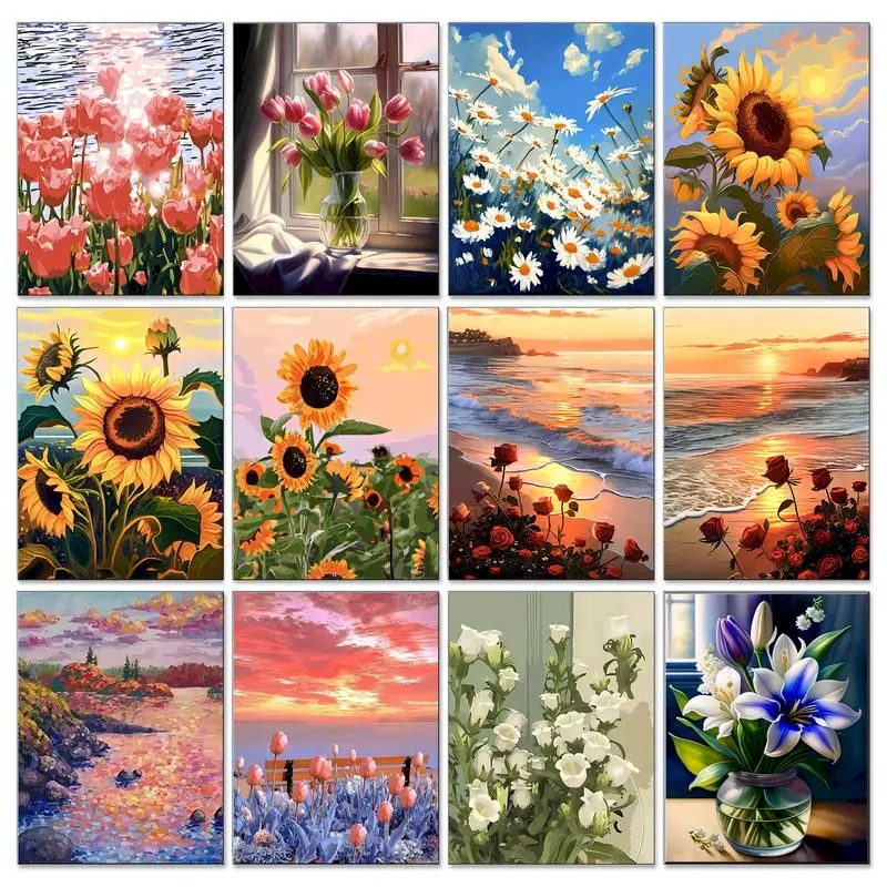 GATYZTORY Frame Painting By Numbers Kits Flowers Diy Gift Handpainted Acrylic Paint On Canvas Numbers Modern For Home Decors
GATYZTORY Frame Painting By Numbers Kits Flowers Diy Gift Handpainted Acrylic Paint On Canvas Numbers Modern For Home Decors