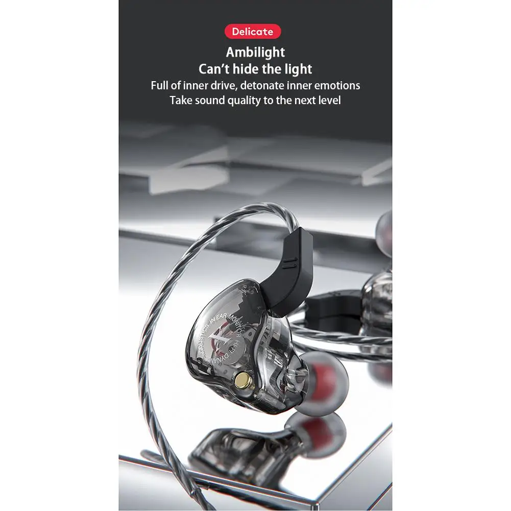 X2 Wired Headset In-ear Monitor Headphones Hifi Subwoofer Mobile Phone Music Earbuds For Sports Running
X2 Wired Headset In-ear Monitor Headphones Hifi Subwoofer Mobile Phone Music Earbuds For Sports Running