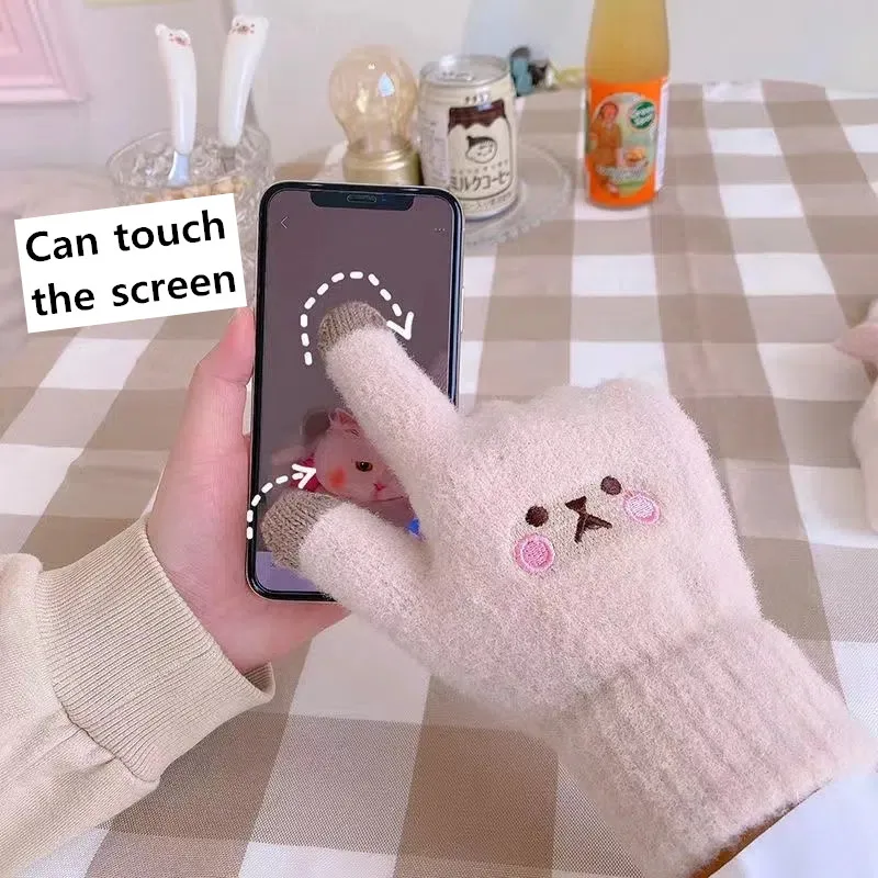Yasuk Winter Autumn Women's Fashion Knitted Warmth Lovely Sweet Cute Gloves Keep Warm Soft Can Touch The Screen
Yasuk Winter Autumn Women's Fashion Knitted Warmth Lovely Sweet Cute Gloves Keep Warm Soft Can Touch The Screen