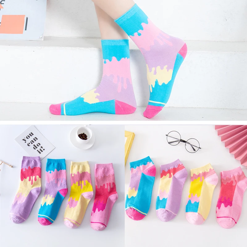 Носки женские цветные из чистого хлопка, модные длинные смешные носки в стиле Харадзюку, милые уличные в стиле хип-хоп, кремовые
Носки женские цветные из чистого хлопка, модные длинные смешные носки в стиле Харадзюку, милые уличные в стиле хип-хоп, кремовые