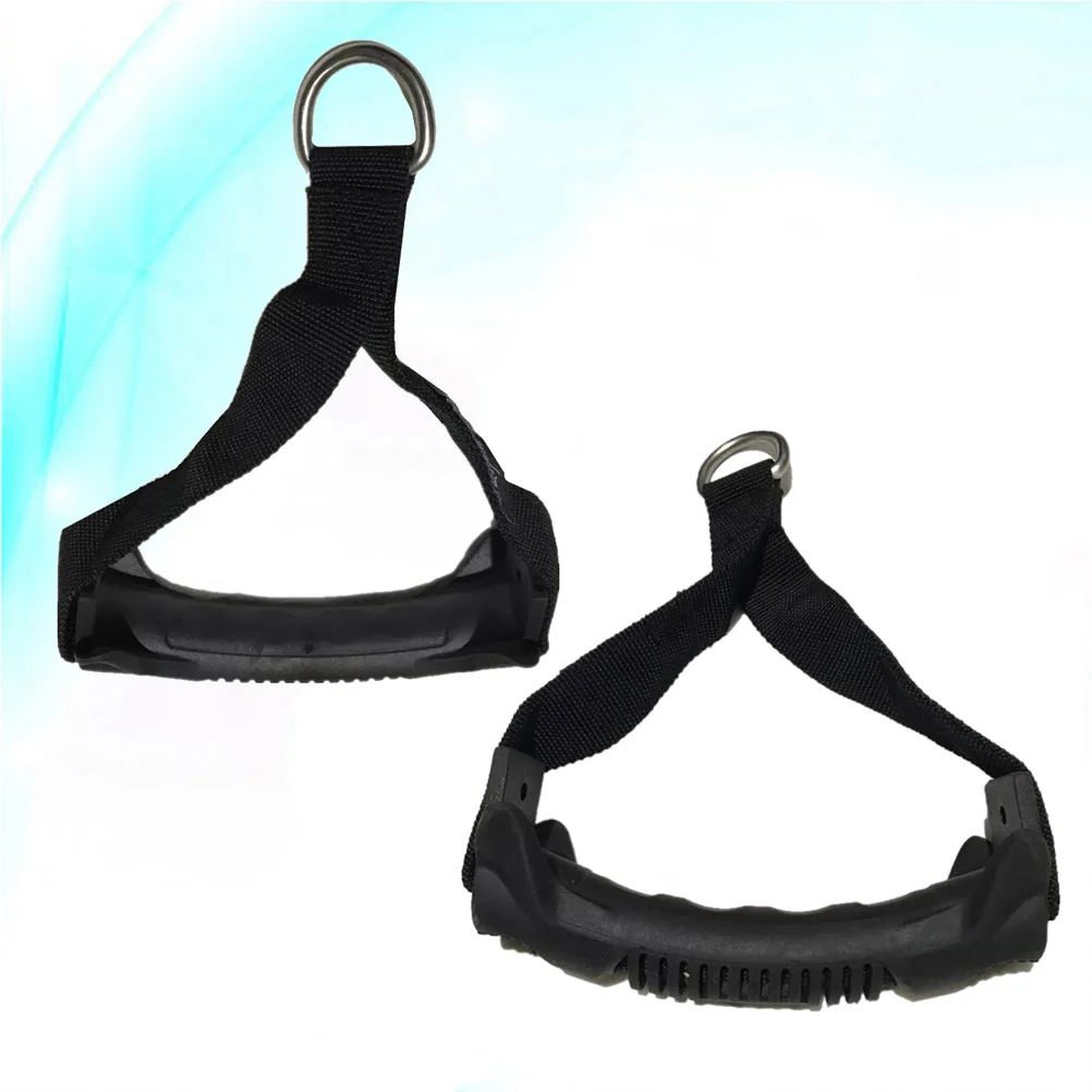 2pcs D Ring Rope Handle Arm Tricep Pulldown Training Rope Handle V Bar Gym Training Arms Strength Fitness (Black)
2pcs D Ring Rope Handle Arm Tricep Pulldown Training Rope Handle V Bar Gym Training Arms Strength Fitness (Black)